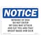 Signmission OSHA Notice Sign, 7" Height, 10" Width, Beware Of Dog Do Not Enter My Dog May Attack Sign, Landscape OS-NS-D-710-L-10341 - alternate 1